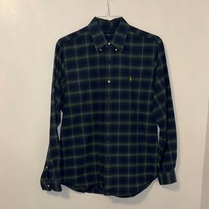 Polo by Ralph Lauren Dark Green Plaid Button-Down Shirt